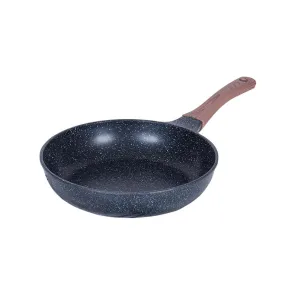 24Cm Stainless Steel Non-Stick Frying Pan With Wooden Handle F49-8-1331