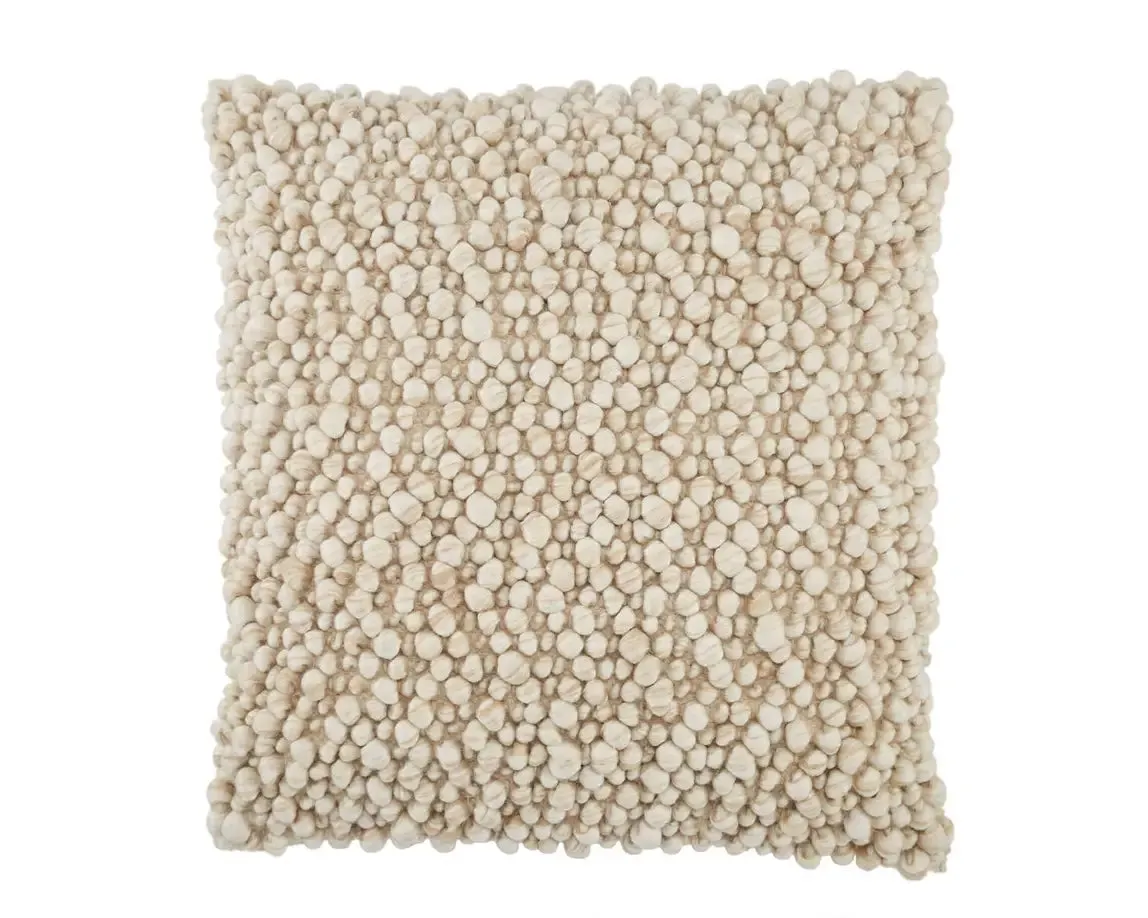 Angora Kaz Pillow- Beige