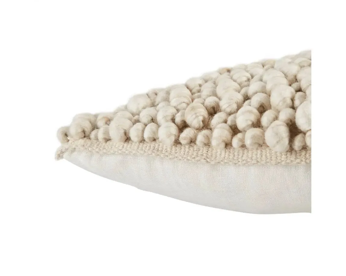 Angora Kaz Pillow- Beige