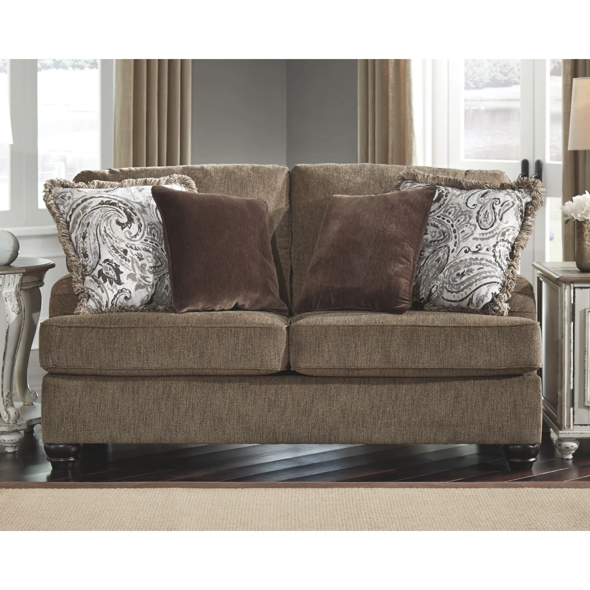 Braemar Loveseat - Brown