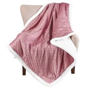 Cosy Winter Blanket - Rose