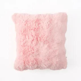 Faux Fur Scatter - Flamingo