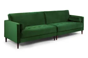 Fuji Sofa - Plush Green 4 Seater