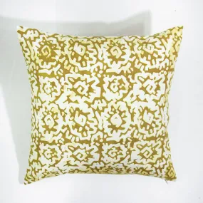 Hand Painted Accent Pillow Cover - Dazi Verdi