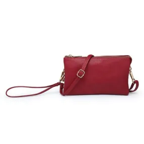 JEN & CO RILEY CROSSBODY BAG WINE