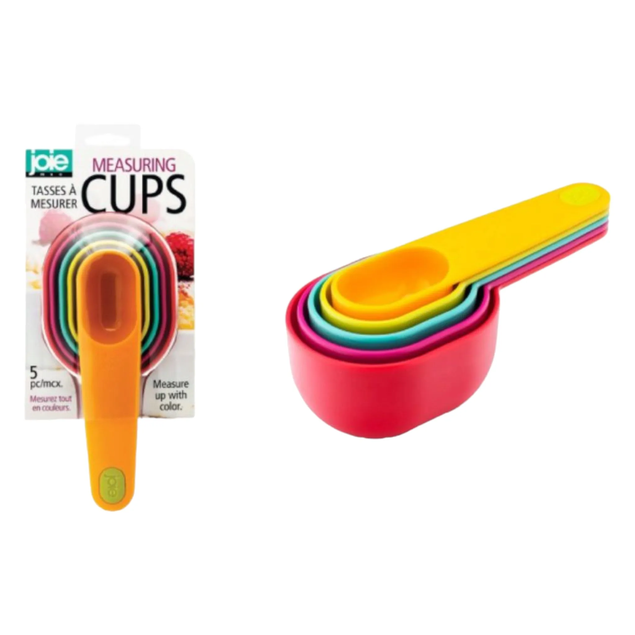 Joie Measuring Cups 5pc Set Assorted Colors 14362