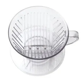 Kalita Style 103 Wide Brim Coffee Dripper - Clear Plastic