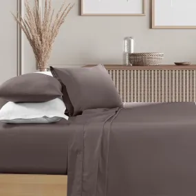 King Renee Taylor 1500 TC Cotton Blend Sheet Set - Dusk Grey