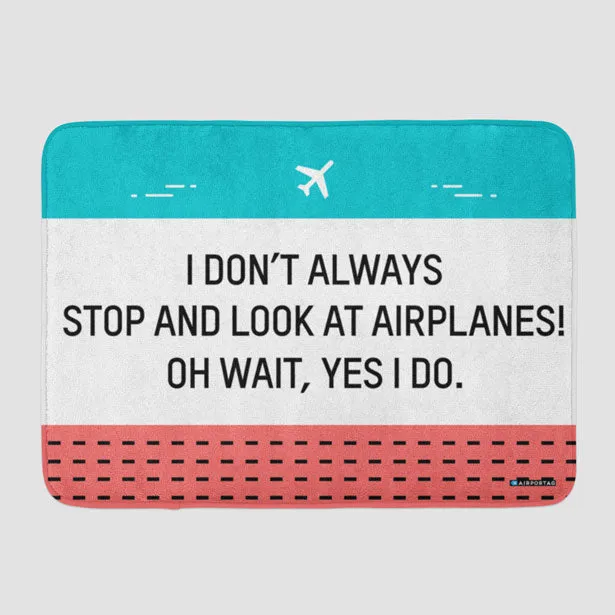 Look at Airplanes - Bath Mat