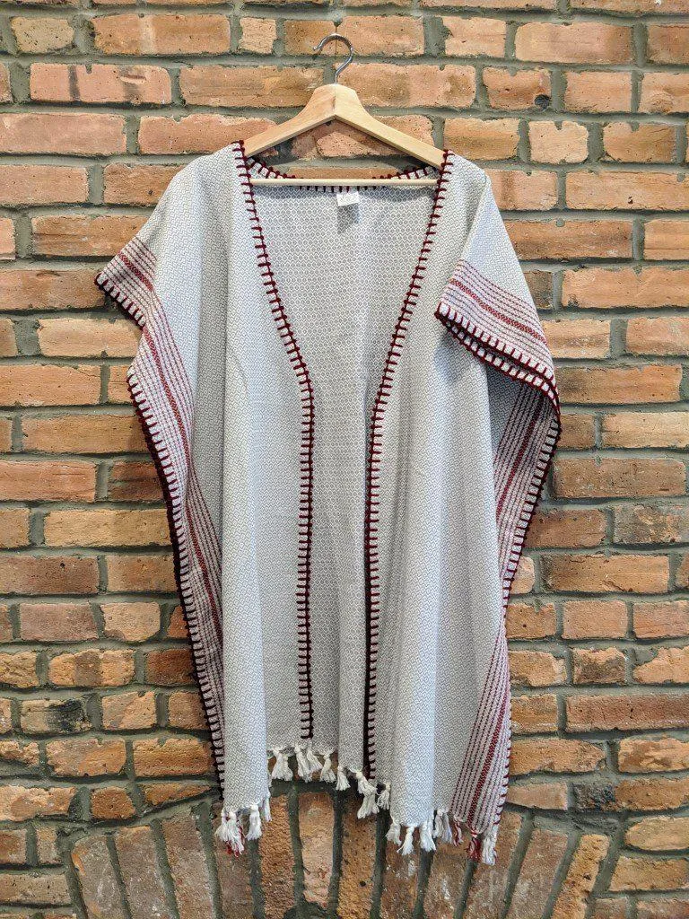 MATIA Stitched Kaftan Beige