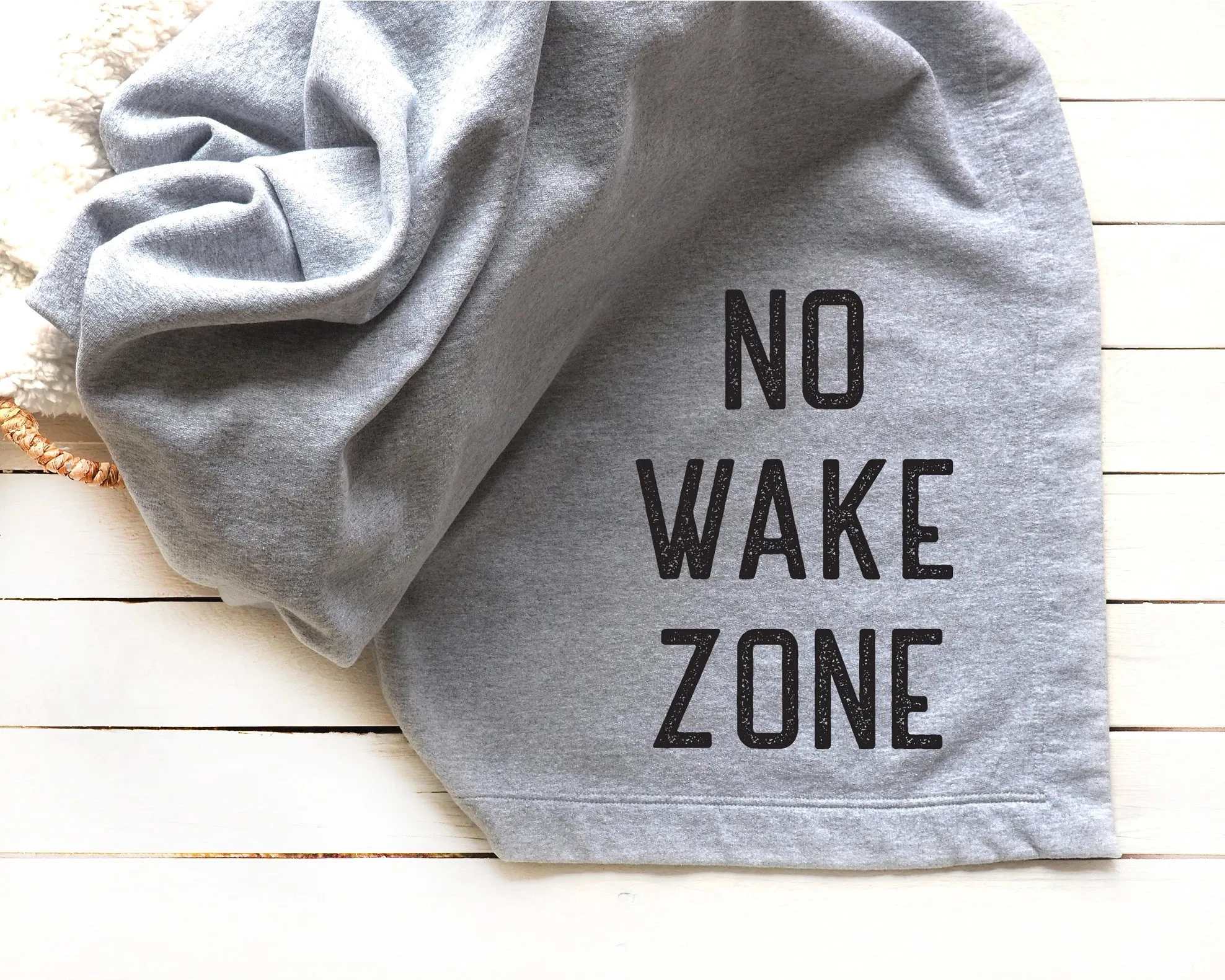 No Wake Zone Beach Blanket