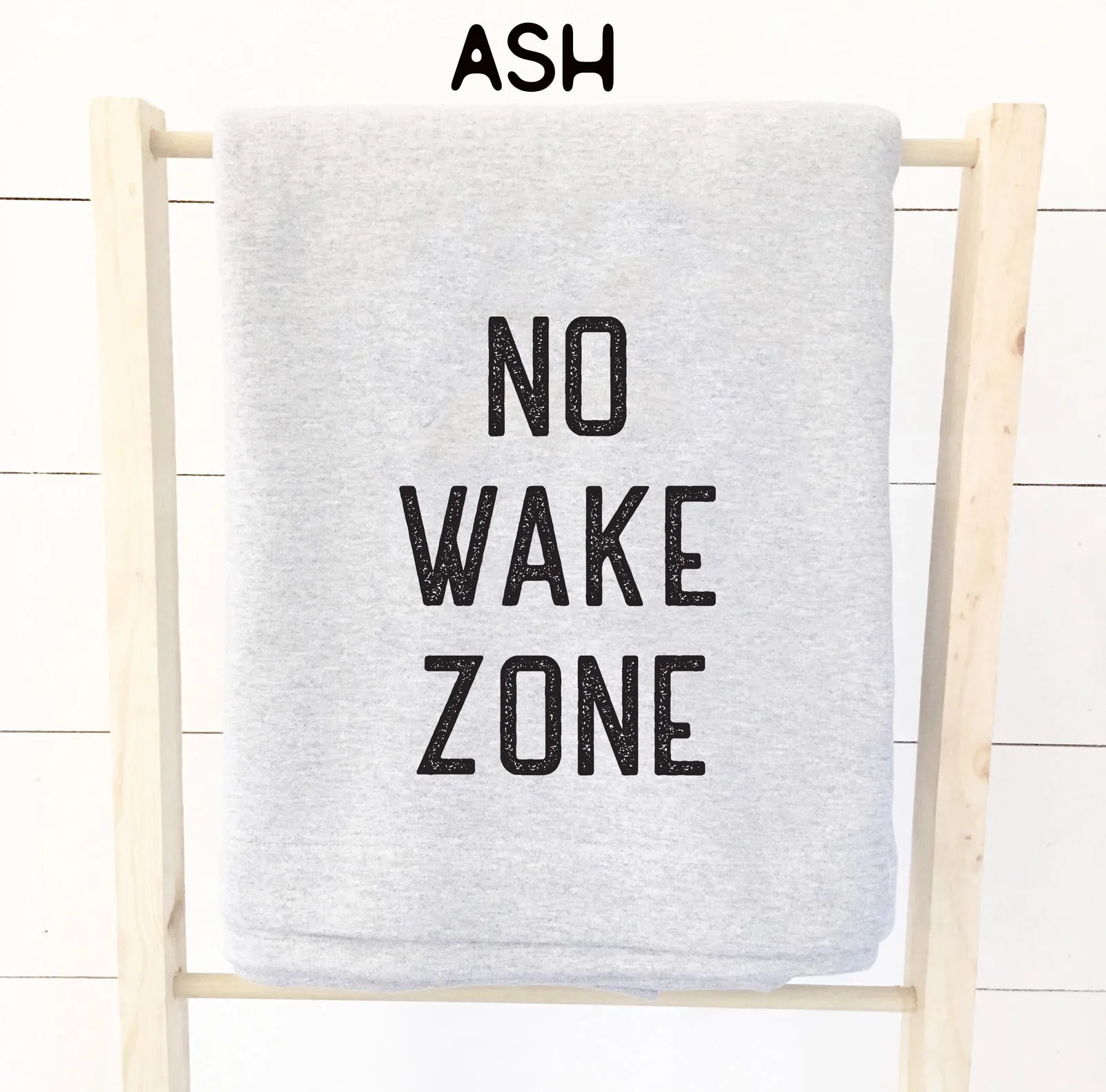 No Wake Zone Beach Blanket