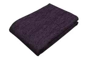 Plain Chenille Purple Throws & Runners