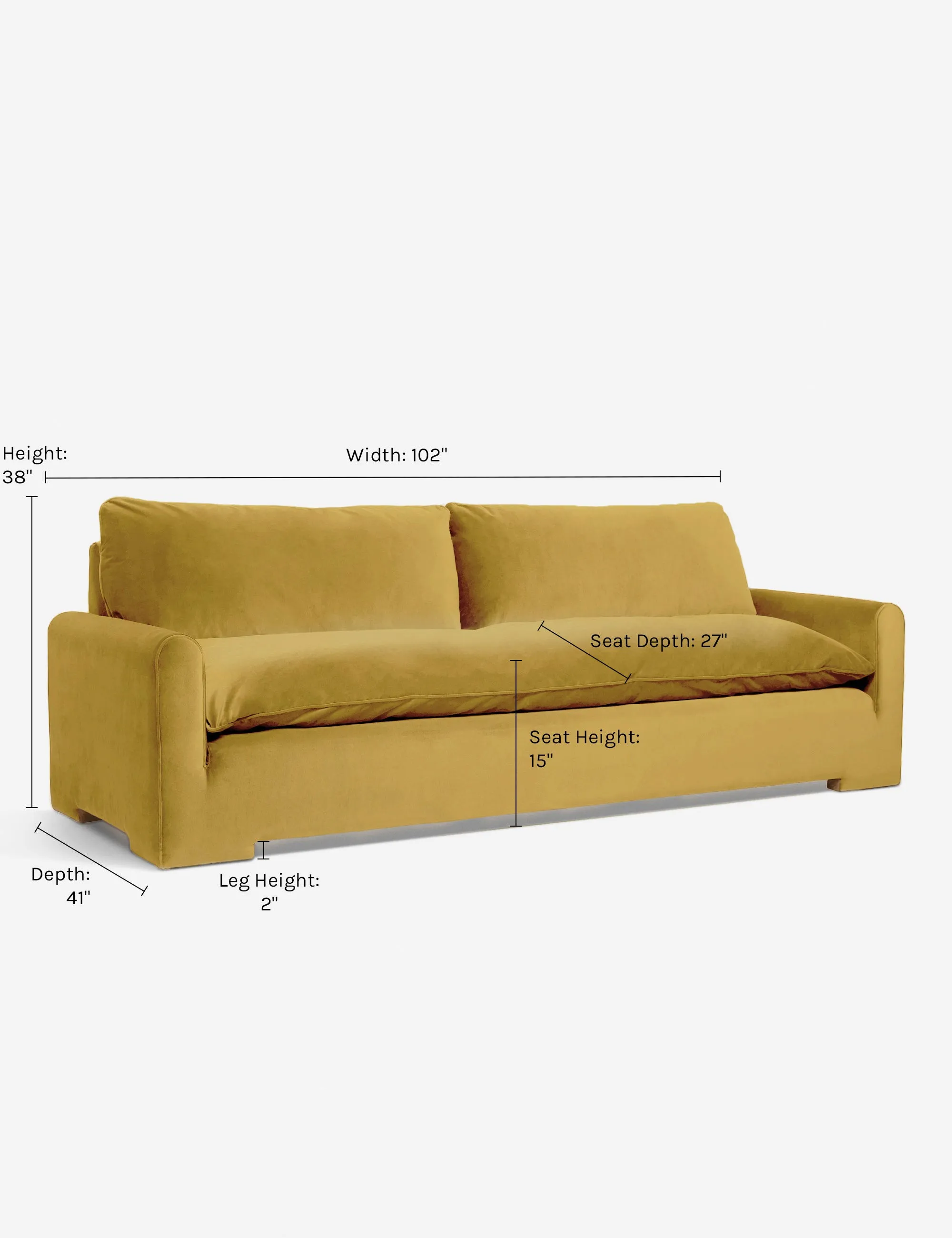 Rupert Sofa by Sarah Sherman Samuel