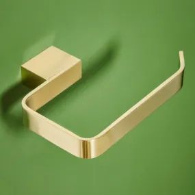 Scudo Mono Toilet Roll Holder in Brushed Brass