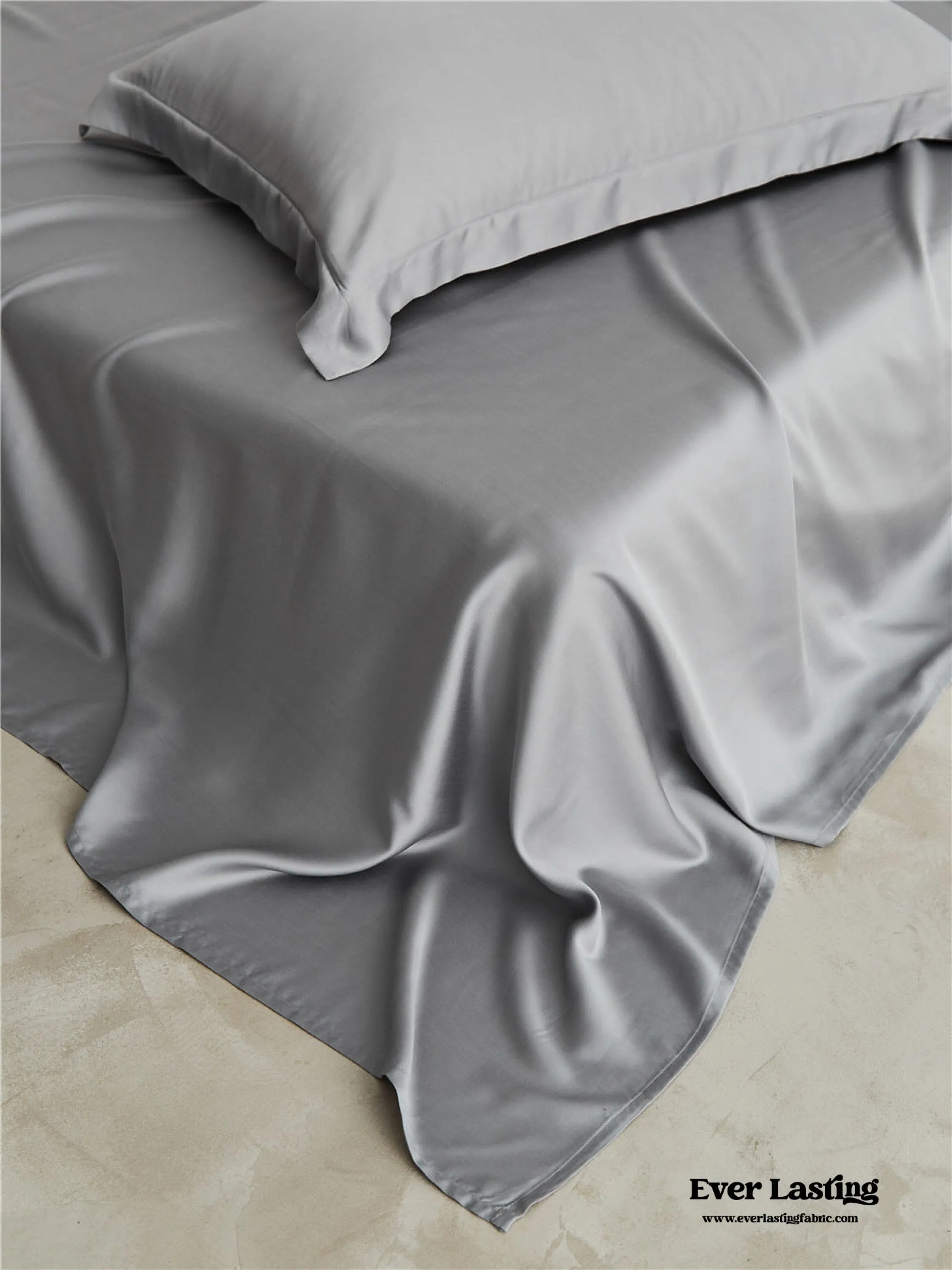 Silky Solid Tencel Sheet / Blue