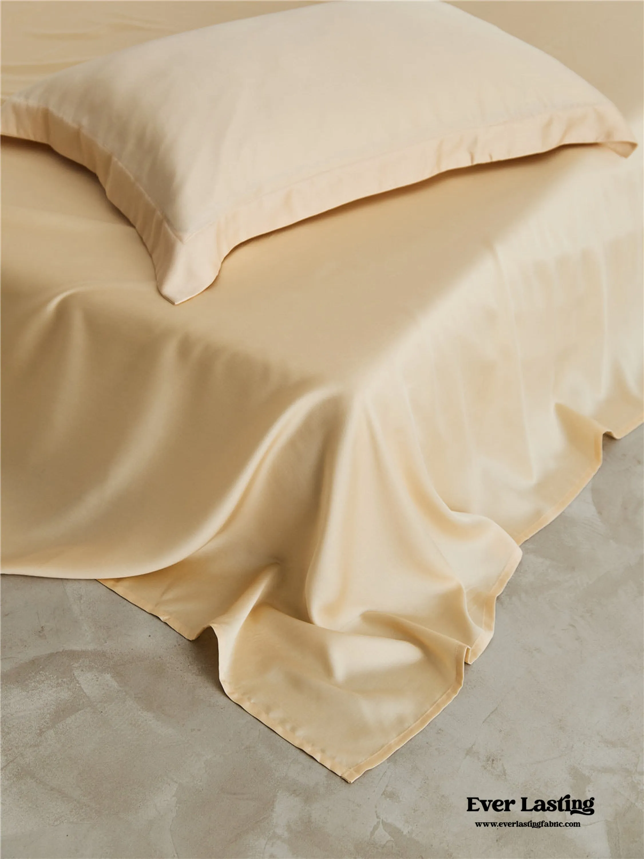 Silky Solid Tencel Sheet / Blue