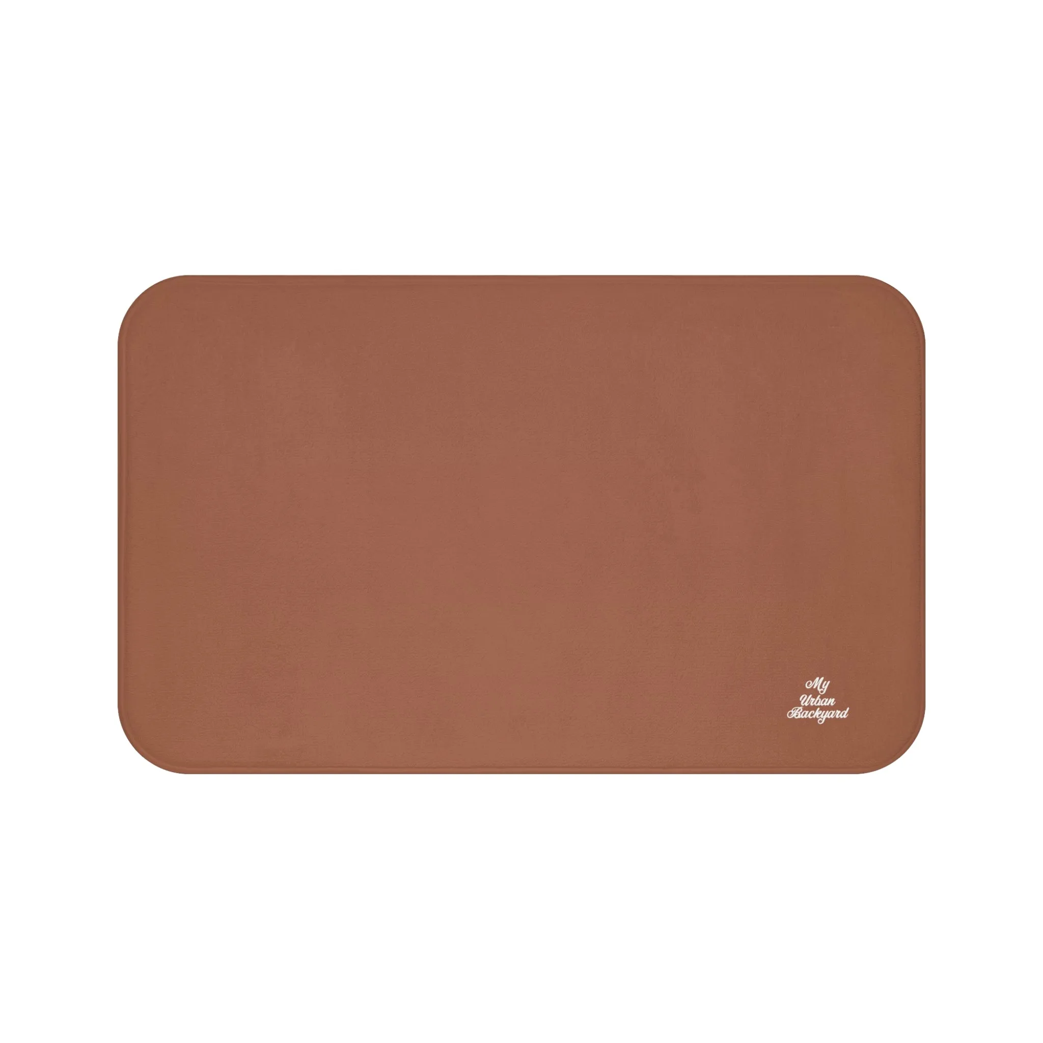 Terracotta Accent Color, Memory Foam Bath Mat - Cozy Bathroom Essential