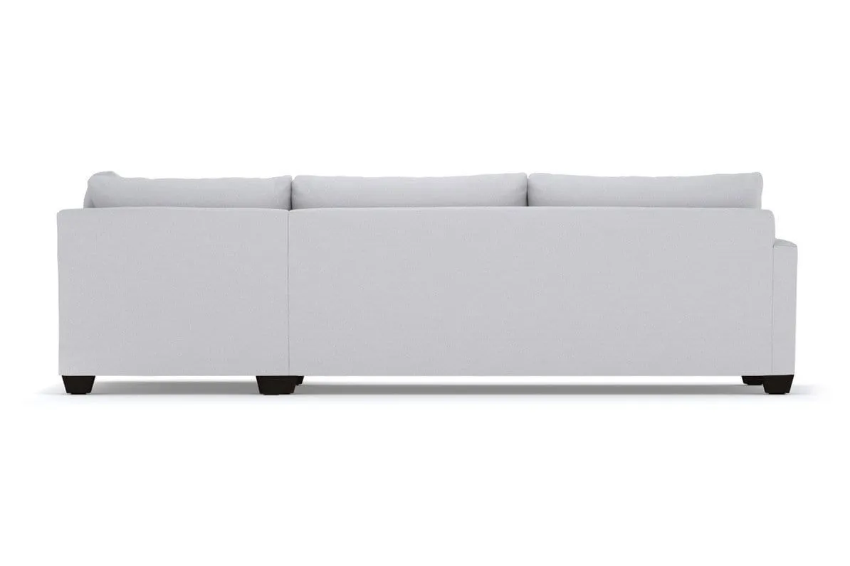 Tuxedo 2pc Sectional Sofa :: Leg Finish: Espresso / Configuration: RAF - Chaise on the Right